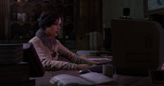 Woman desk computer book dark - clarice beckett free wallpaper for desktop
