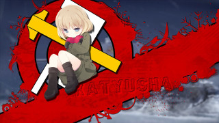 Anime girl red cross red - a character portrait free wallpaper
