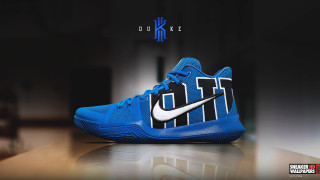 Blue nike basketball shoe tht - matte finish free wallpaper for desktop
