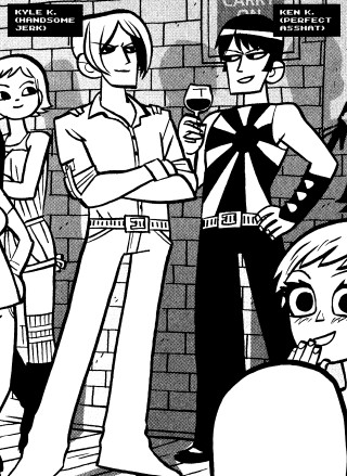 Cartoon group people brick wall - a brick wall free wallpaper