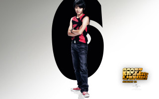 Man standing black white number - promotional image free wallpaper for desktop
