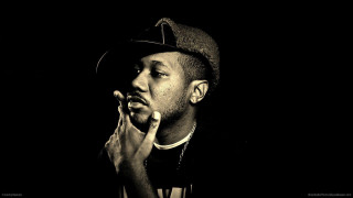 Man hat smoking cigarette dark - his mouth free wallpaper