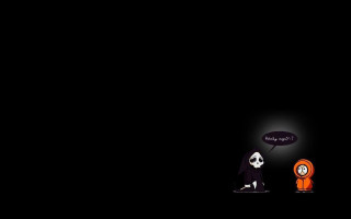 Skeleton clock dark speech bubble - a speech bubble above free wallpaper