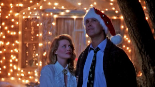 Man woman christmas light display - a man and a woman free wallpaper