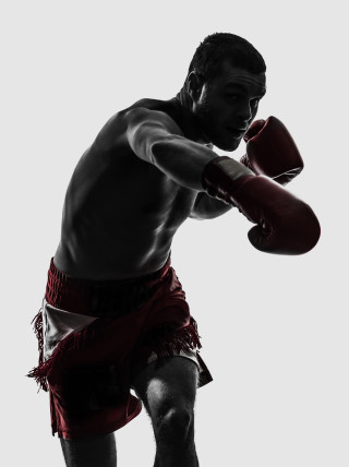 Man boxing glove ball hand - the other hand free wallpaper