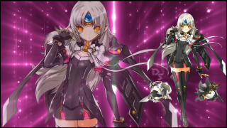 Anime characters purple background stars 2 - effect free wallpaper
