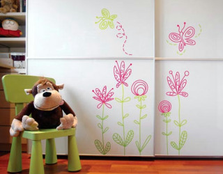 Stuffed animal green chair white - a childs free wallpaper
