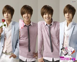 Man holding flower lollipop other - his other hand free wallpaper