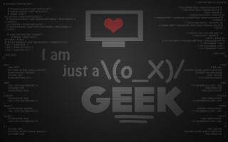 Computer heart geekk screen image - analytical free wallpaper