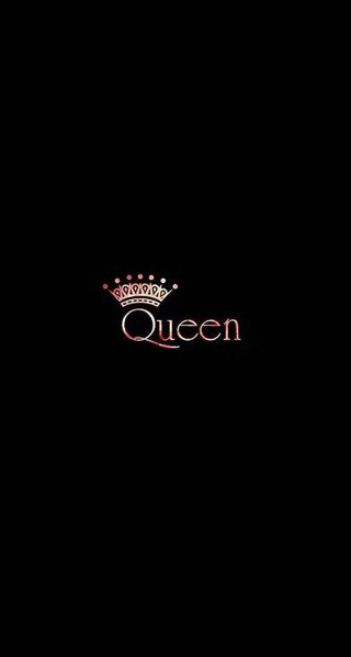 Black background crown queen pink - the bottom of the image free wallpaper