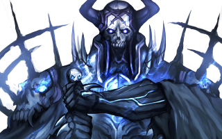 Demonic demon giant creature skull - his back and a demon free wallpaper