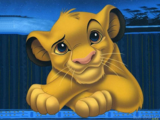 Lion cub blue surface paws - its paw free wallpaper