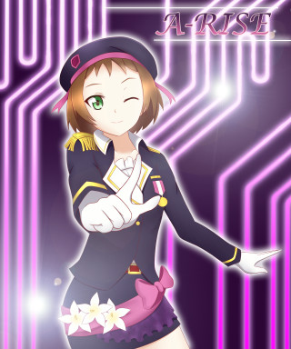 Girl uniform purple circuit rayonism - a girl in a uniform free wallpaper