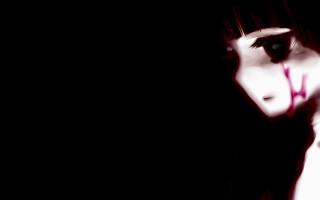 Woman pink tie white horse - head free wallpaper