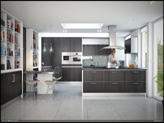 Kitchen table chairs stove microwave 2 - andor basch free wallpaper