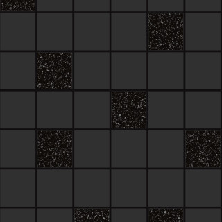 Black white tiled wall pattern - a mosaic free wallpaper