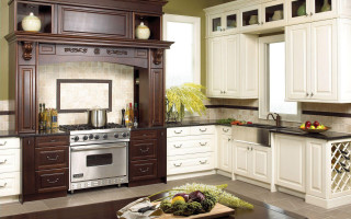 Kitchen stove interior modern cooking 2 - a vase of flowers free wallpaper