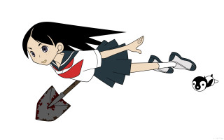 Girl black hair red shirt 2 - a red shirt free wallpaper