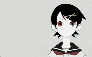 Cartoon character red eyes black 2 - purism free wallpaper