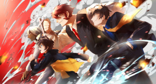 Anime characters red background broken - broken free wallpaper