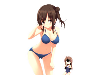 Giantess bikini doll pixel art - a doll free wallpaper