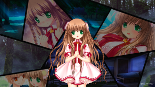 Girl dress anime wall hands - her face free wallpaper