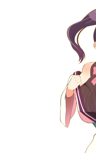 Woman pink bowtie purple dress - a purple dress free wallpaper