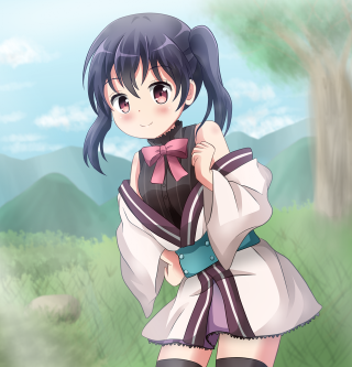 Girl short skirt jacket bow - maya free wallpaper