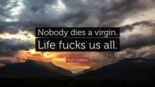 Life ocean mountains clouds quote - nobody free wallpaper