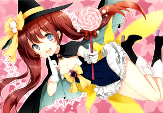 Girl costume lollipop holding hands - a lollipop free wallpaper