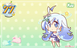 Cartoon character blue hair star - star free wallpaper for desktop