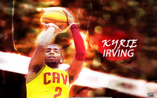 Kyrie irving man holding basketball - hand free wallpaper