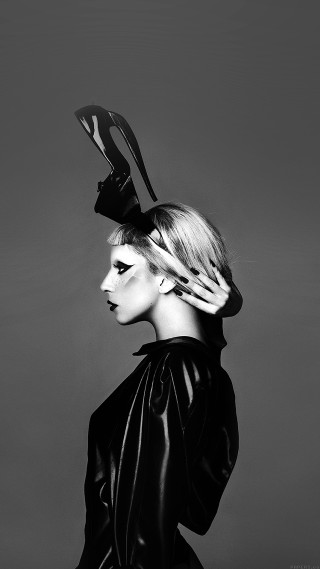 Woman black hat jacket scissors - a black jacket free wallpaper