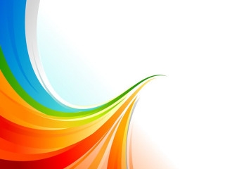 Colorful background white rainbow wave - the bottom of the image free wallpaper