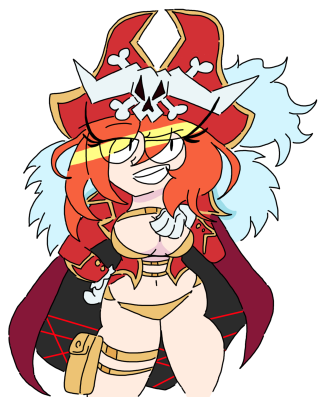 Cartoon pirate character hat sword - a skull free wallpaper