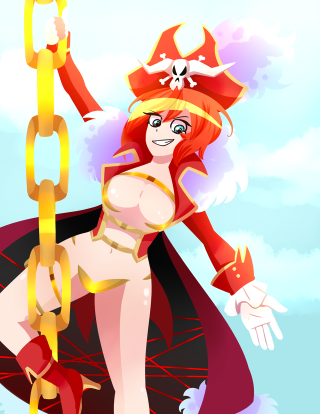 Woman pirate costume chain sword - ayo free wallpaper