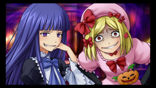 Creepy anime characters pumpkin face - two anime character one free wallpaper