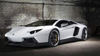 White black sports car garage 2 - a garage free wallpaper