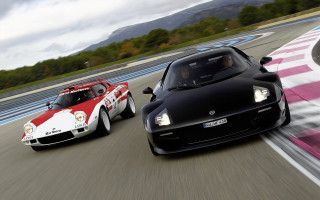 Race track cars sky background - the other free wallpaper