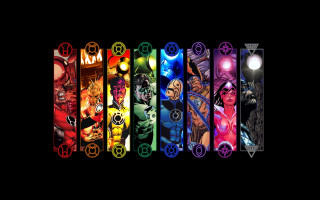 Colorful snowboards black background comic - marvel free wallpaper