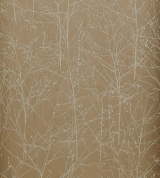 Brown background white branches pattern - brown free wallpaper