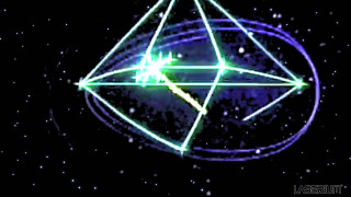 Blue green starry sky light - a star in the sky free wallpaper