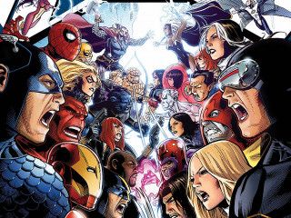 Avengers circle hands together faces - a circle free wallpaper