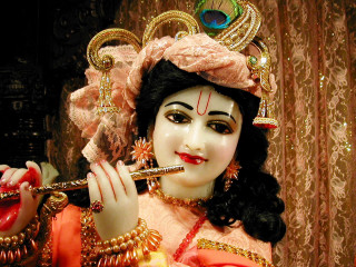 Statue woman flute peacock head 2 - figurine free wallpaper