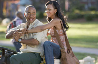 Harlem renaissance couple park smile - movie still free wallpaper