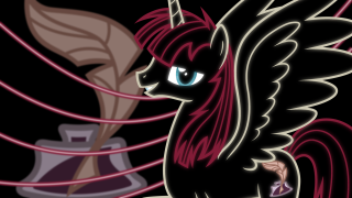 Black cat blue eyes pink 2 - a purple tail free wallpaper