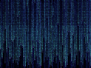 Blue background small numbers pattern - a number free wallpaper