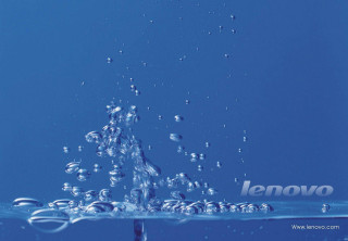 Blue background water bubbles white - blue free wallpaper