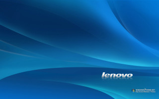 Blue background white lenovo logo 2 - gradient light blue free wallpaper