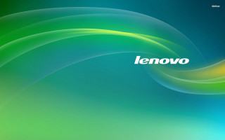 Green blue background lenovo logo - computer art free wallpaper